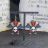 Náušnice Día de Muertos squ