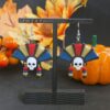 Náušnice Día de Muertos squ