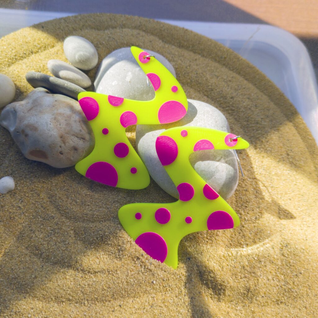 Náušnice letní vlna